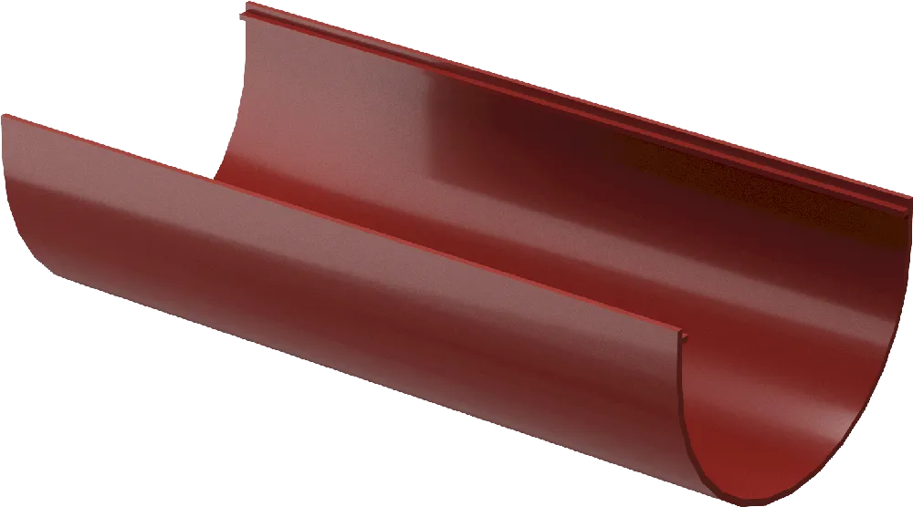 Жёлоб водосточный d120 мм Docke Standard 3000 мм, Красный (RAL3005)