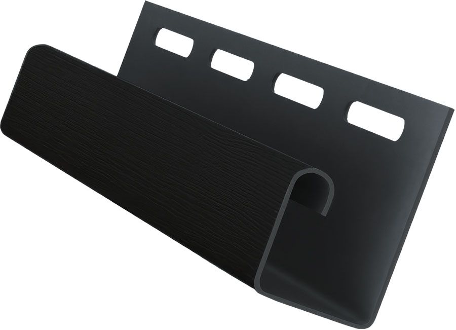 J-профиль Grand Line Premium Acryl 3000 мм, Чёрный