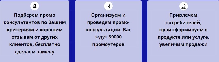 Описание организации промо консультации Описание организации промо консультации