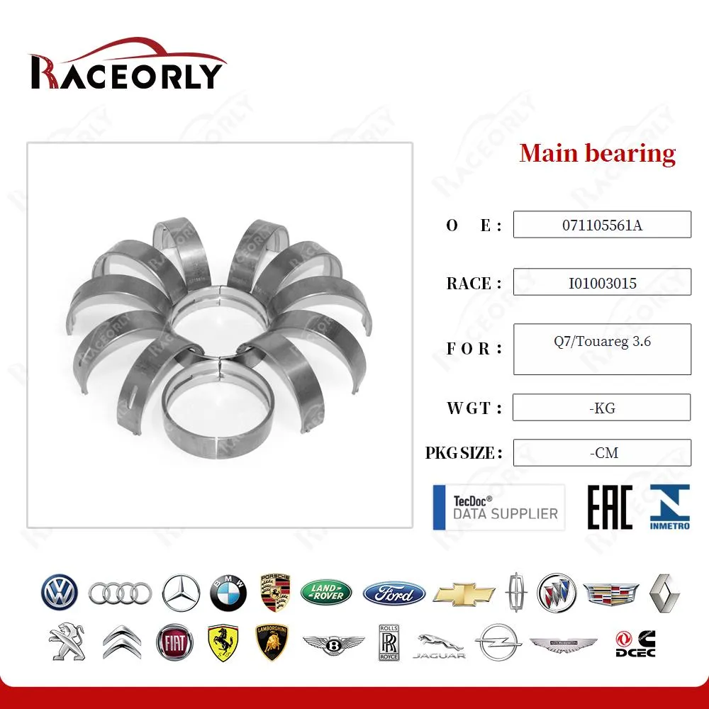 Коренной подшипник от Raceorly