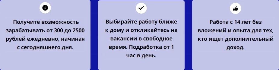 Описание подработки с ежедневной оплатой Описание подработки с ежедневной оплатой