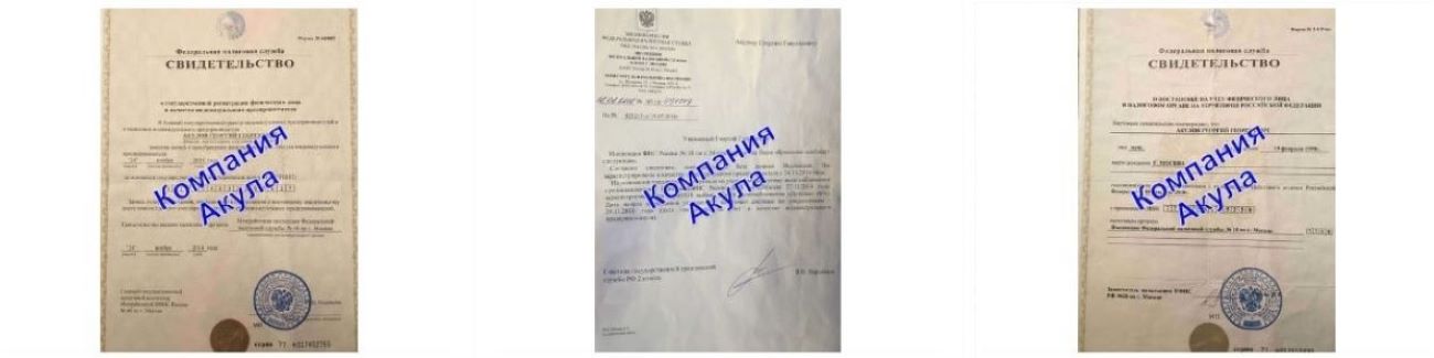Документы агентства такелажных грузчиков Акула Документы агентства такелажных грузчиков Акула