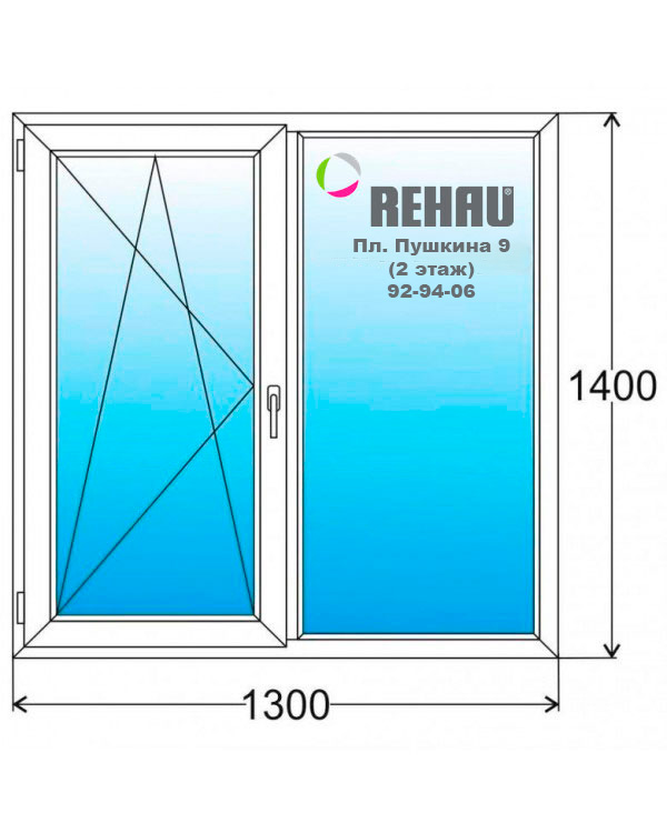 Окно REHAU Окно