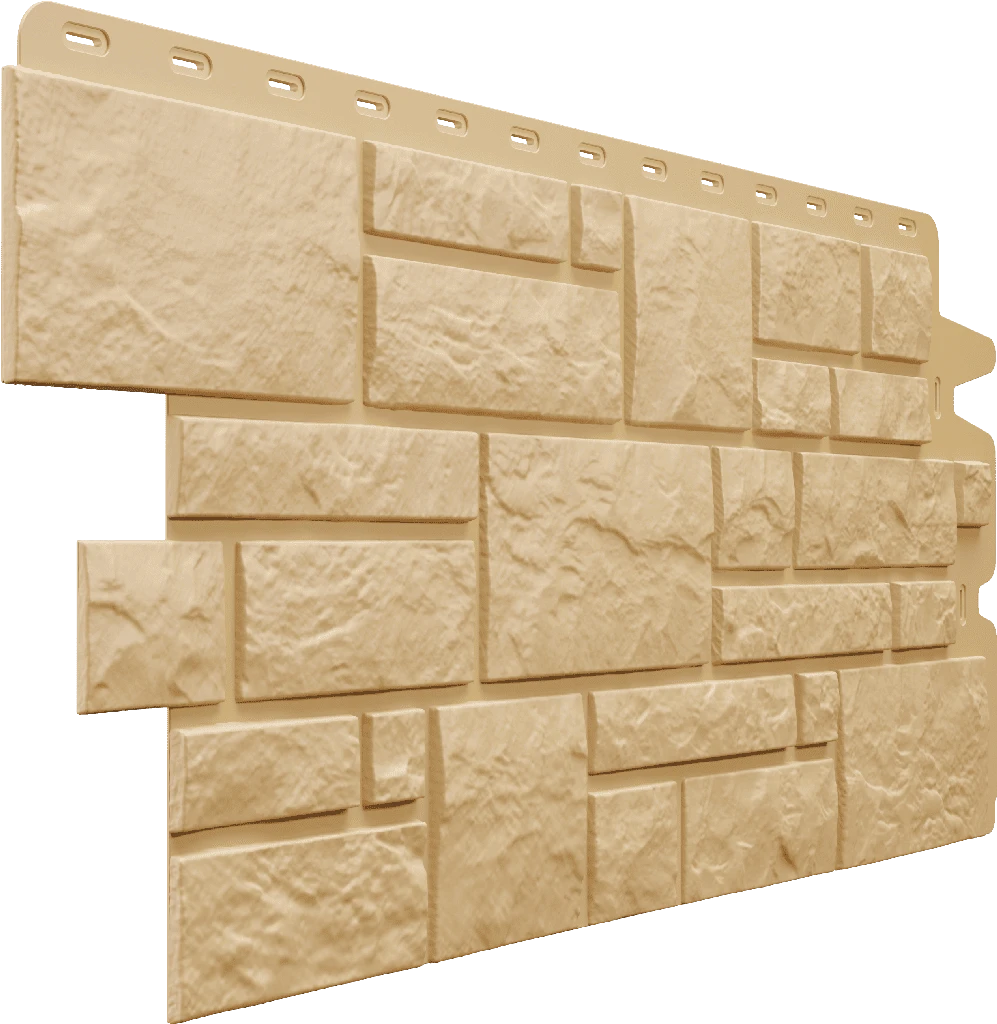 Фасадная панель Docke Standard Burg 946х445 мм, Кремовый