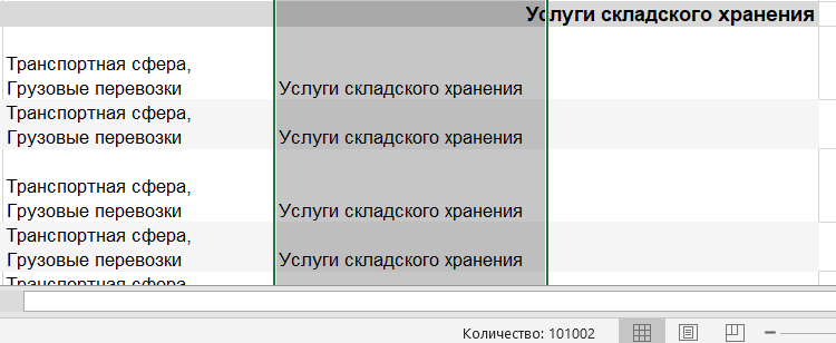 Одна из множества баз, используемых в проекте