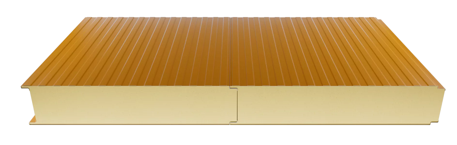 Профилирование стеновых PIR/PUR сэндвич-панелей, Trapezoidal 50-50