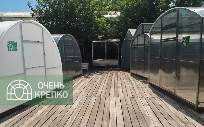 Экспозиция теплиц на выставке Выставка теплиц