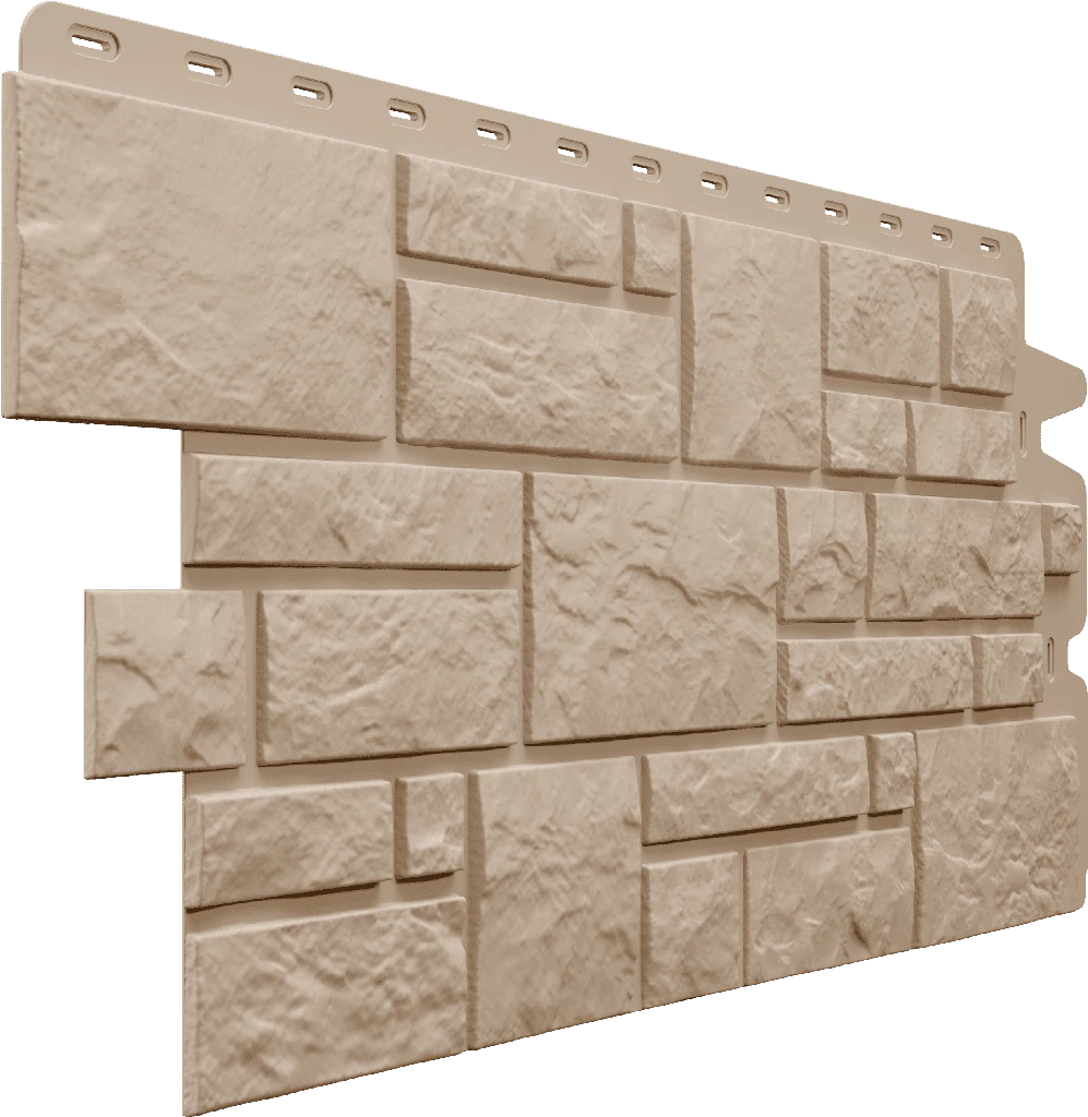 Фасадная панель Docke Standard Burg 946х445 мм, Ванильный