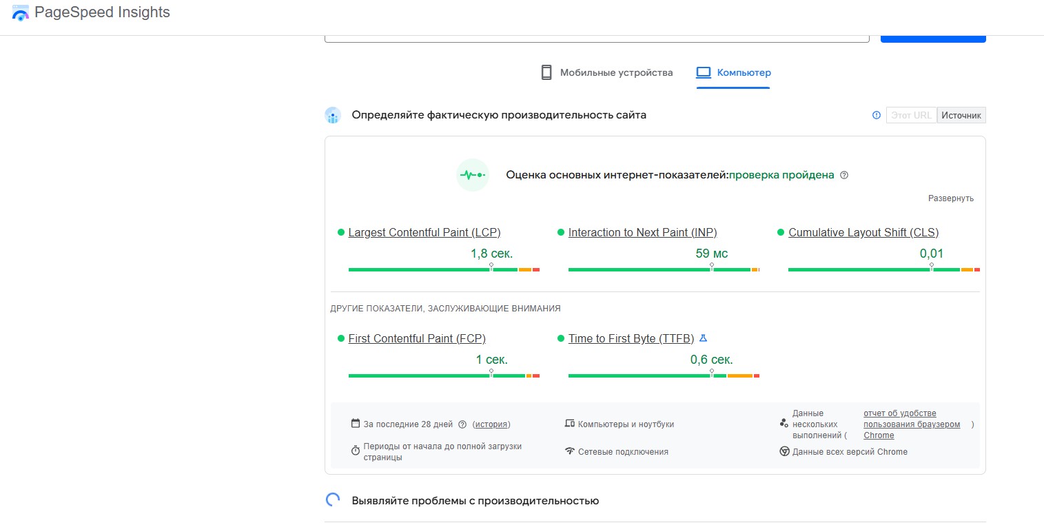 PageSpeed Insights для проверки скорости PageSpeed Insights для проверки скорости фото