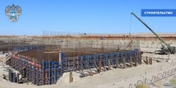 На Багаевском гидроузле залита первая плита флютбета водосбросной плотины