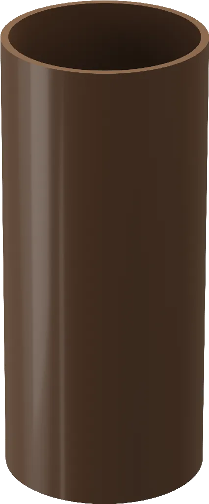 Труба водосточная d80 мм Docke Standard 3000 мм, Светло-коричневый (RAL8017)