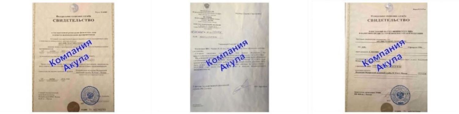 Документы агентства комплектовщиков Акула Документы агентства комплектовщиков Акула