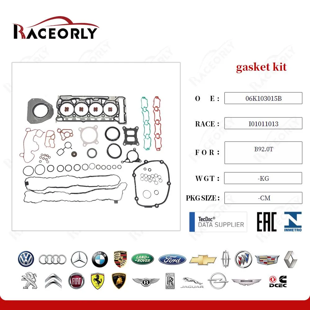 Полный комплект прокладок от Raceorly