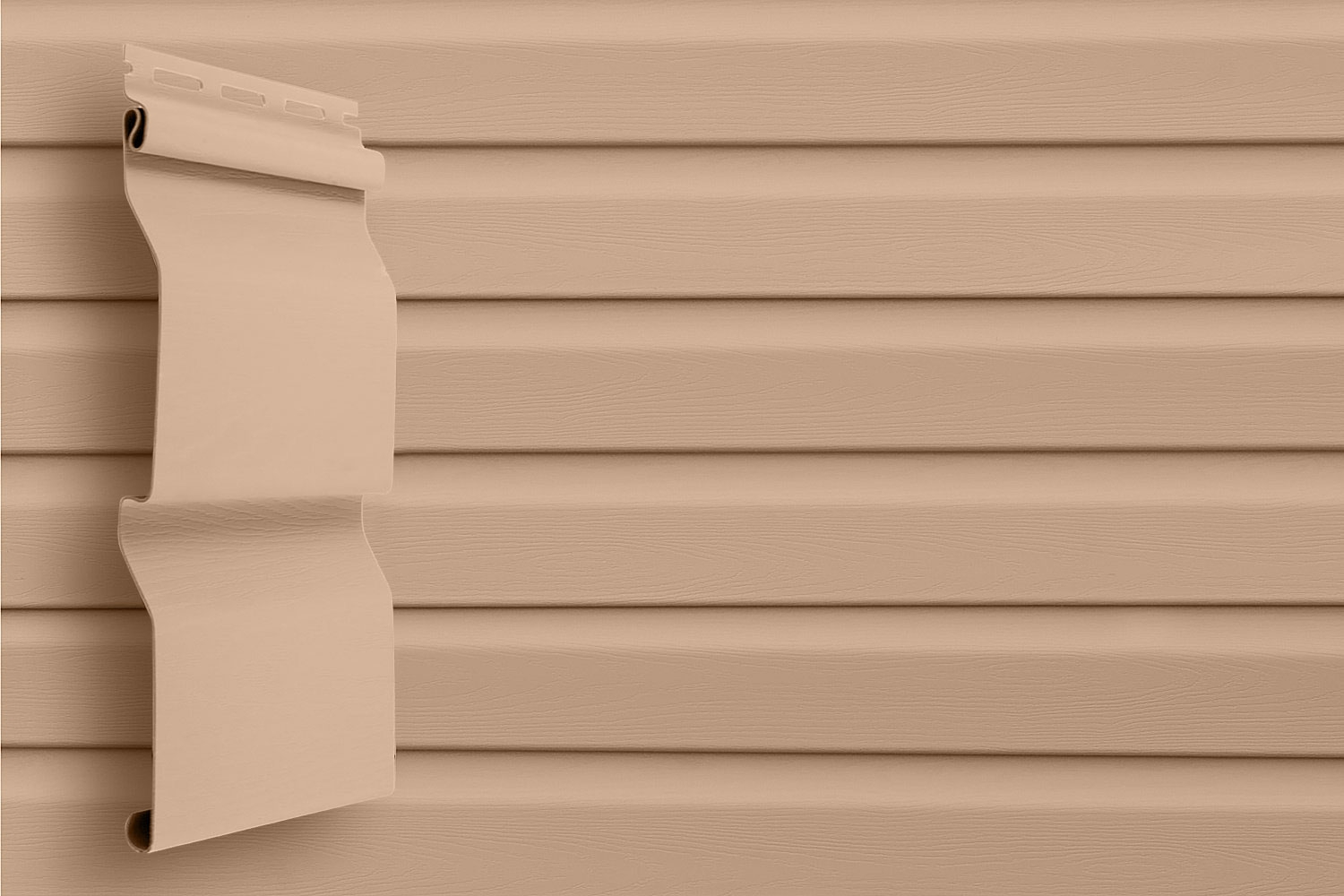 Сайдинг Grand Line Корабельная доска Classic Color Plus, 3660х203 мм, Персиковый