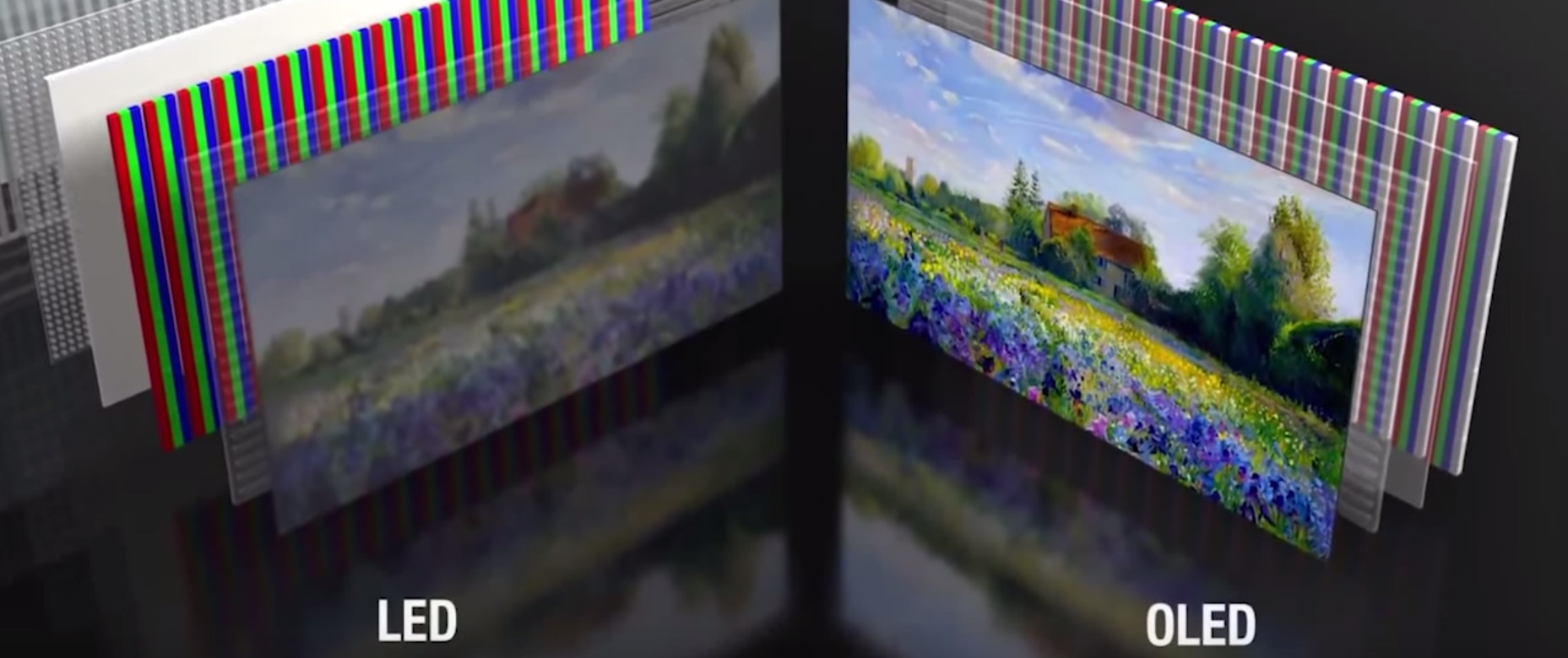 Разница между LCD и OLED экранами на телевизорах: что выбрать? Разница между LCD и OLED экранами на телевизорах: что выбрать?