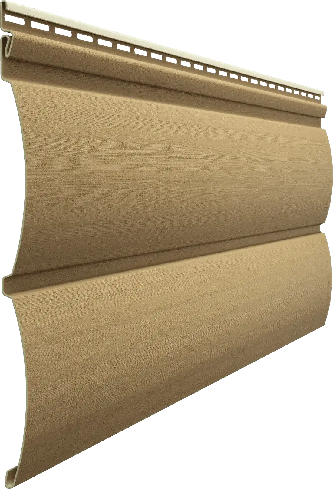 Сайдинг Docke Premium Блок-хаус D4.7T, 3600х243 мм, Карамель