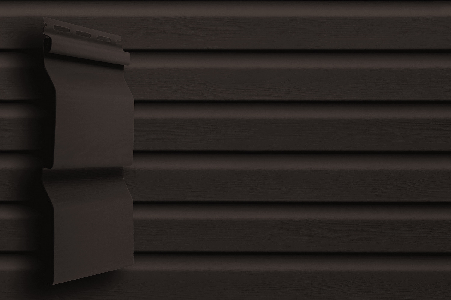 Сайдинг Grand Line Корабельная доска Premium Acryl, 3000х203 мм, Тёмный дуб