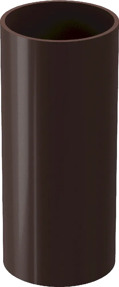 Труба водосточная d80 мм Docke Standard 3000 мм, Тёмно-коричневый (RAL8019)