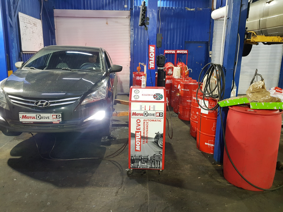 Замена масла в АКПП Hyundai Santa FE Замена масла в АКПП Hyundai Santa FE