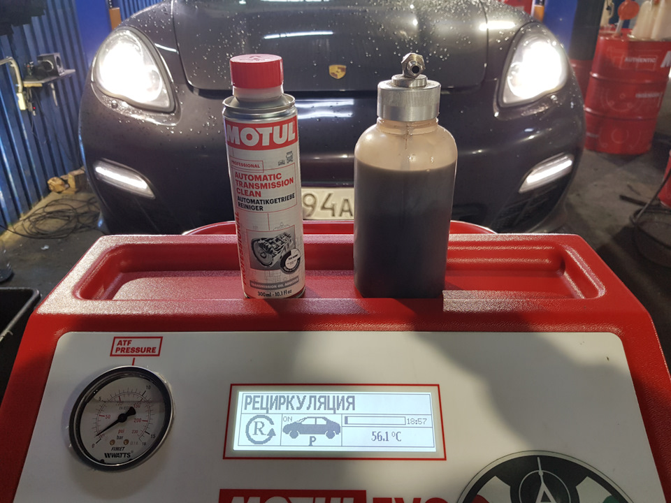 Замена масла в автоматической коробке Porsche Замена масла в автоматической коробке Porsche