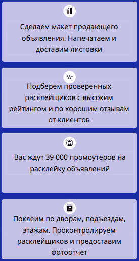 Описание организации по расклейке объявлений Описание организации по расклейке объявлений