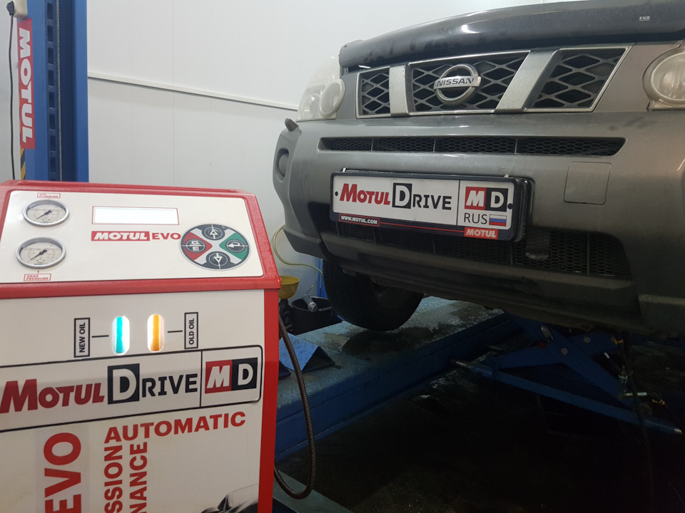 Аппаратная замена масла в коробке автомат Nissan Аппаратная замена масла в коробке автомат Nissan