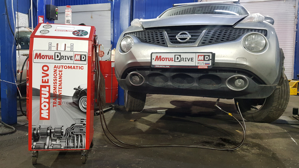 Замена масла в АКПП Nissan Juke Замена масла в АКПП Nissan Juke